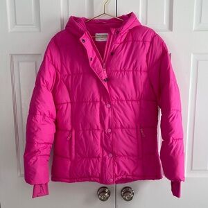 Amazon Essentials Vibrant Pink Puffer Jacket